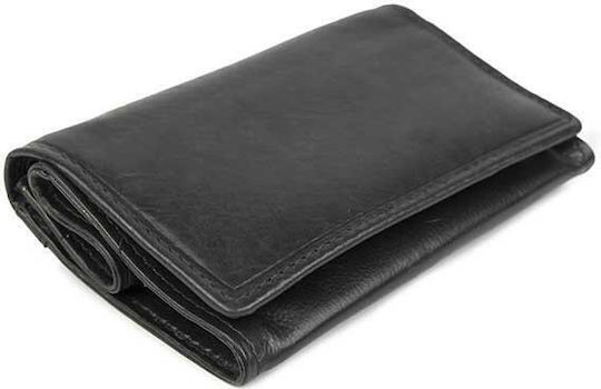 Fetiche Leather Δερμάτινη Καπνοθήκη Μαύρη με Κούμπωμα
