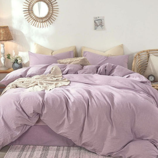 Pucioasa Σετ Διπλή 200x230cm Pink
