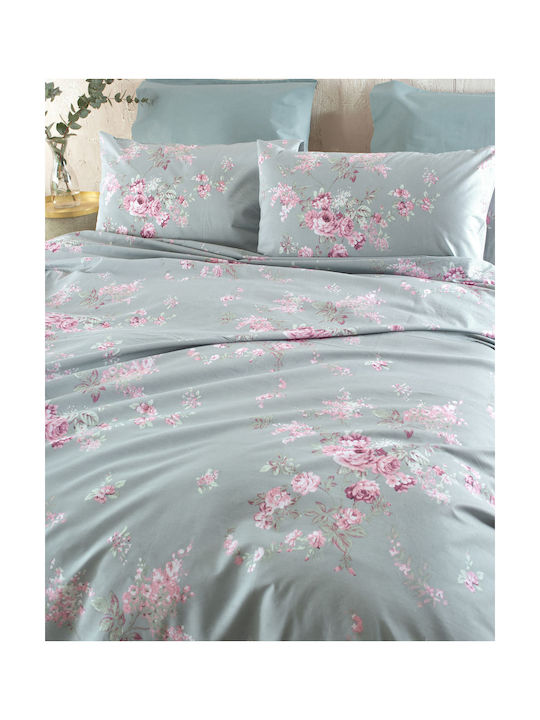 Rythmos Springtime Σετ Μαξιλαροθήκες με Φάσα Πράσινο 50x70εκ.