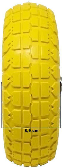 Bakaji 02839107 Räder aus Polyurethan für Kinderwagen 250mm