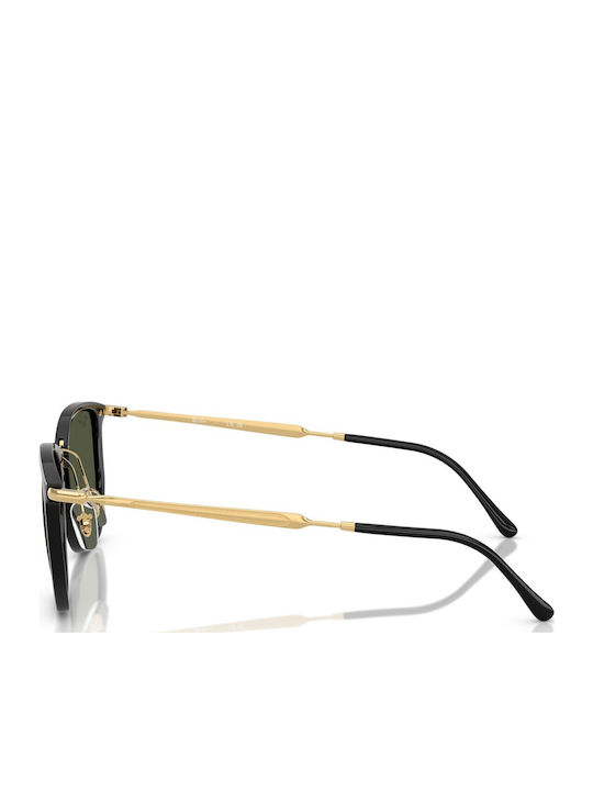 Ray Ban Unisex Ochelari de soare cu Negru Cadru și Verde Lentilă