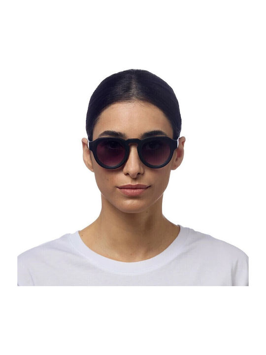 Okkia Zeno Unisex Γυαλιά Ηλίου με Καφέ Ταρταρούγα Κοκκάλινο Σκελετό και Μαύρο Φακό