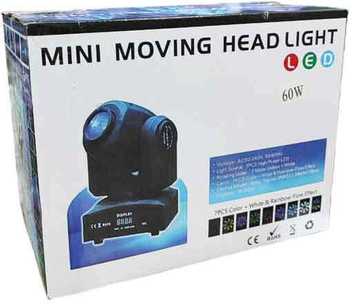 Moving-Head-Licht 30W Mini Moving-Projektor 30W 027089