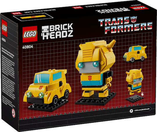 LEGO Brick Headz Transformers Bumblebee Robot & Vehicle για 10+ Ετών 253τμχ