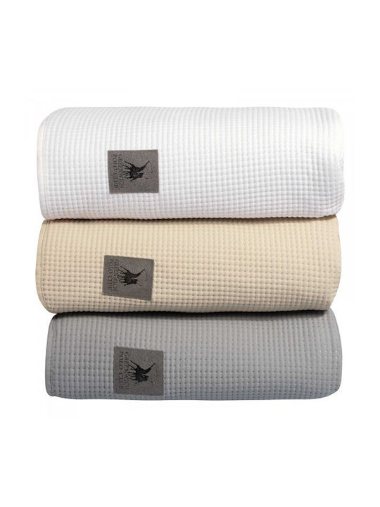Greenwich Polo Club 3494 Cuvertură Extra-dublu Microfibra Alb 240x250cm