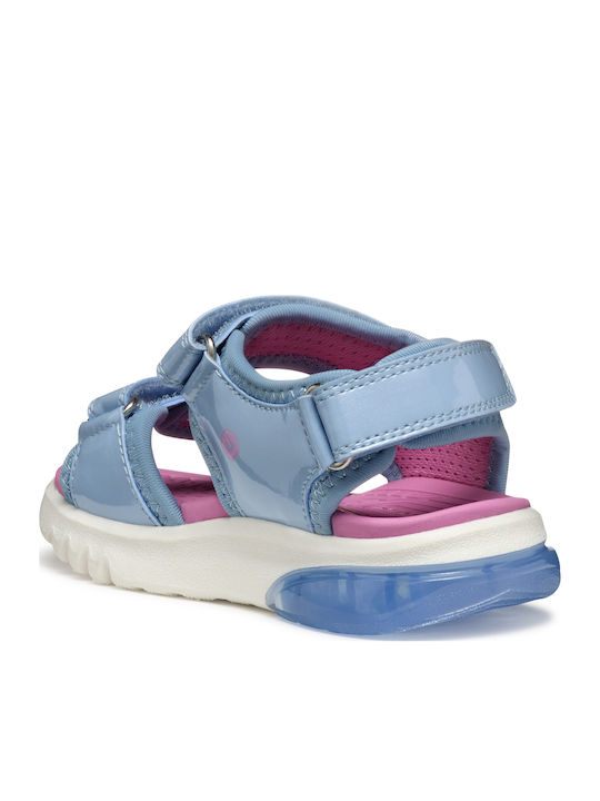 Kids' Sandals Ciberdron Anatomic with Velcro & Lights Light Blue