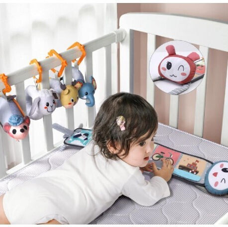 Lazarid Activity Book made of Fabric for 0++ Months