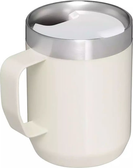 Stanley Classic Legendary Camp Pahar Termos Din Oțel Inoxidabil Fără BPA 230ml Crem Lucios