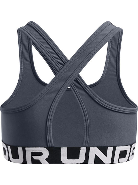 Under Armour Crossback Kids' Bralette Downpour Gray, White