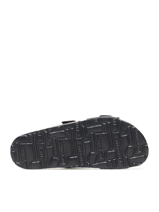 Women's Flat Sandals in Black Color