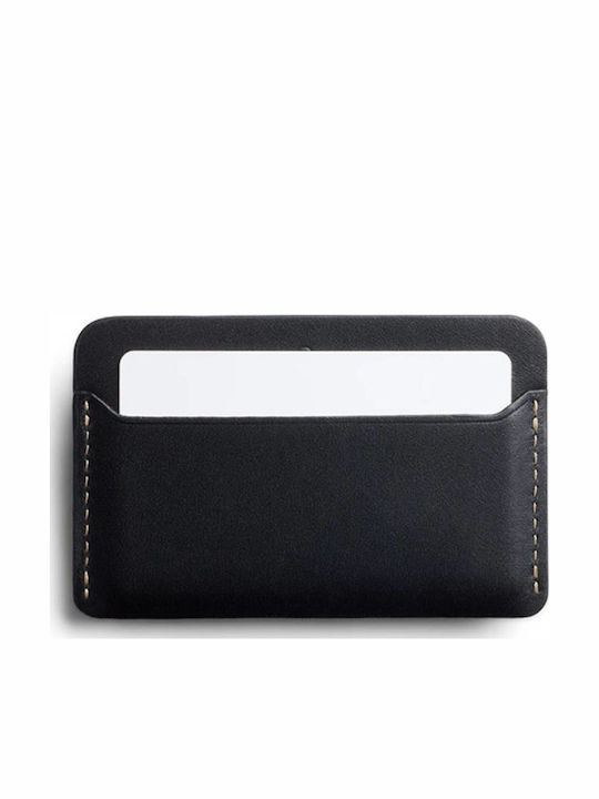 Δερμάτινο Ανδρικό Πορτοφόλι Καρτών με RFID Μαύρο