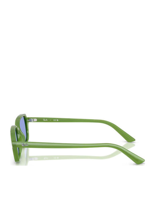 Ray Ban Unisex Sunglasses with Green Plastic Frame and Green Lens RB4455 681080