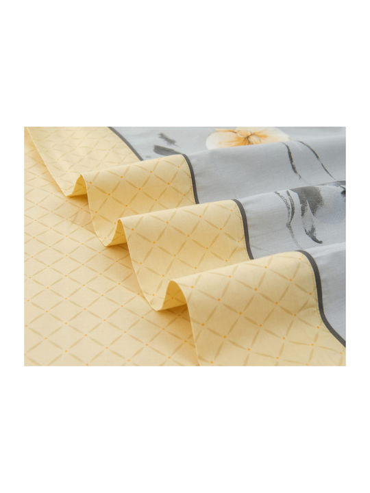 Liolios Home Cassandra Σετ Σεντόνια Υπέρδιπλα 245x270εκ. Γκρι (4τμχ)