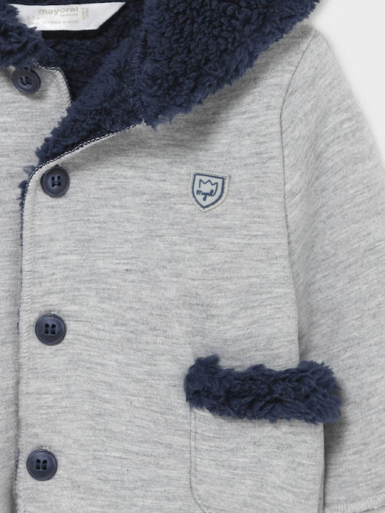 Kids' Casual Jacket with Hood Gray