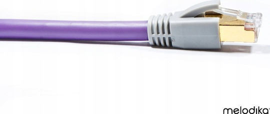 Melodika F/UTP Cat.6e (High Speed) Cablu De Rețea Ethernet 0.3m Violet