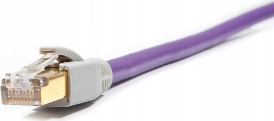 Melodika F/UTP Cat.6e Ethernet Network Cable 12m Purple