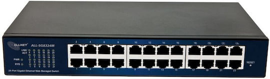 Allnet ALL-SG8324M Gestionat L2 Switch cu 24 Porturi Gigabit (1Gbps) Ethernet