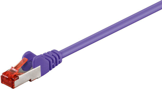 Microconnect S Ftp Cat6 15m Purple Lszh Pimf Pairs In Metal Foil 4x2xawg 28 Cu