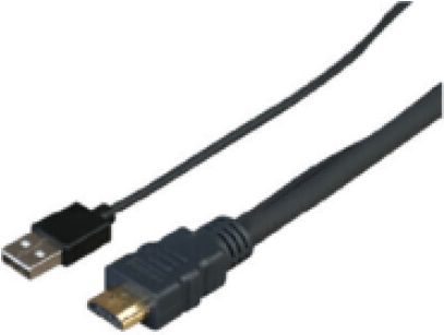 Vivolink Cable HDMI male - USB-A male 2m Μαύρο