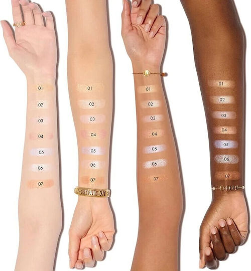 Dior Forever Glow Luminizer Spectacular Highlighting Powder Long Wear Infused Hyaluronic Acid 6g 01 Nude Halo