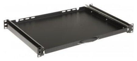 Stalflex 19" Pull-out Shelf Keyboard Mouse 350mm Black Rsr19-1u-350b-km