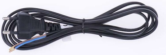Cablu de conexiune H03VVH2-F 2x0,75 2m Negru S19272