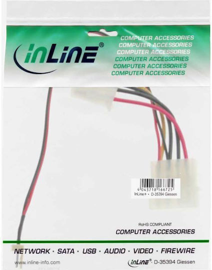 InLine Καλώδιο 0.3m 33344A 1τμχ