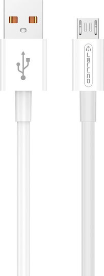 Jellico Regular USB 2.0 spre micro USB Cablu Alb 1m 1buc