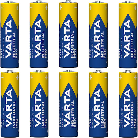 Varta 40 Pack Alkaline Batteries AA Industrial Pro 1.5V