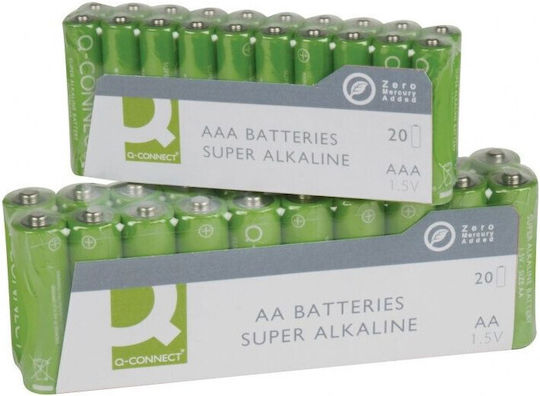 Q-Connect Baterii Alcaline AA 1.5V 20buc