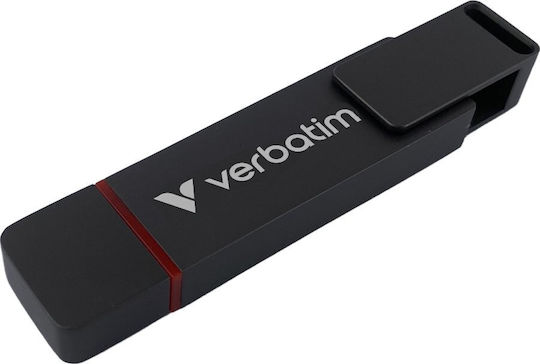 Verbatim 512GB USB 2.0 Stick with connection USB-A & USB-C Silver