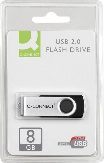 Q-Connect 8GB USB 2.0 Stick Negru
