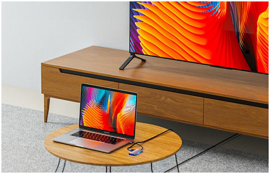 Vention USB-C Docking Station με HDMI 4K PD Γκρι (TOOHB)