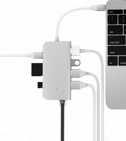 LMP USB-C Docking Station with HDMI 4K PD Ethernet Silver (14368)