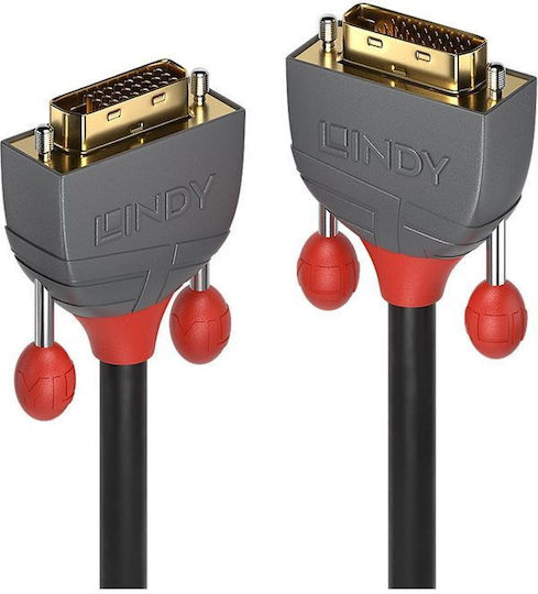 Lindy Kabel DVI-D-Stecker - DVI-D-Stecker 5m Schwarz (36224)