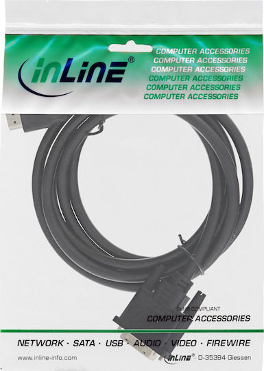 InLine Cablu DVI-D de sex masculin - HDMI de sex masculin 2m Negru (17662E)