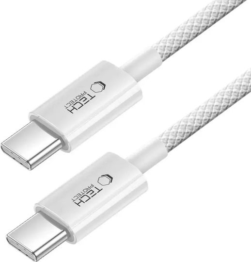 Tech-Protect Ultraboost USB 2.0 Cable USB-C male - USB-C 60W PD Γκρι 2m