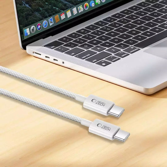 Tech-Protect Ultraboost USB 2.0 Cable USB-C male - USB-C 60W PD Γκρι 1m