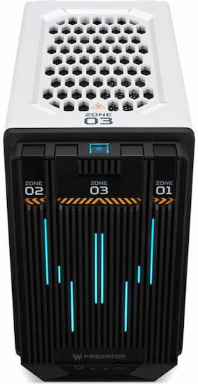 Acer Predator MI900 Mini Tower Carcasă PC Albă