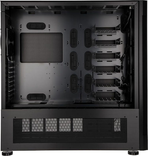 V3000WX Gaming Full Tower Κουτί Υπολογιστή με Πλαϊνό Παράθυρο και RGB Φωτισμό Μαύρο