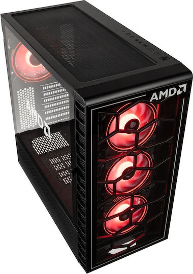 Kolink Observatory Y AMD SE - ARGB Gaming Midi Tower Κουτί Υπολογιστή με Πλαϊνό Παράθυρο Μαύρο