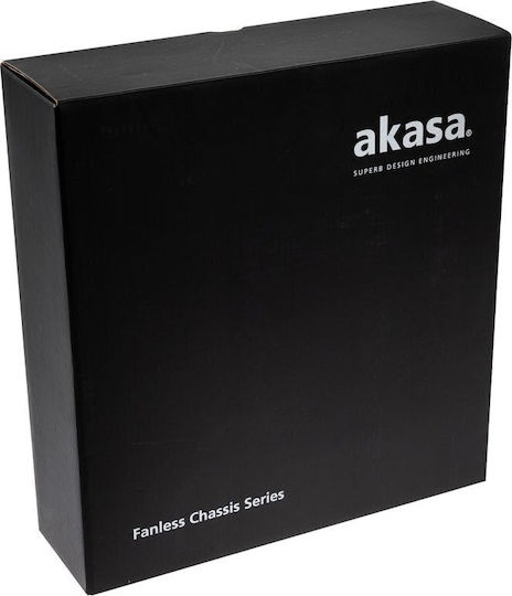 Akasa Plato WS NUC Computer Case Black
