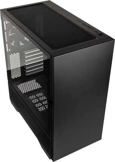 Kolink Stronghold Prime Gaming Midi Tower Computer Case with Side Window Black