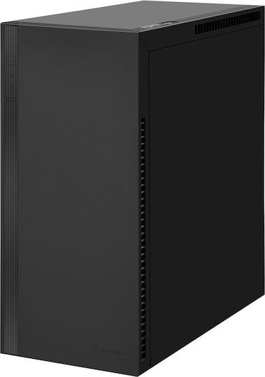 Silverstone KL07E Midi Tower Κουτί Υπολογιστή Μαύρο
