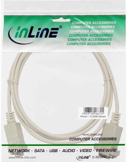 InLine Kabel VGA-Buchse - VGA-Buchse Schwarz 2m (12222X)