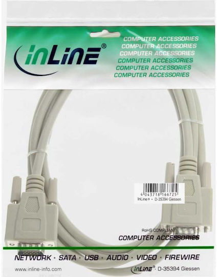 InLine VGA male to VGA male Gray 1m Cable (17712C)