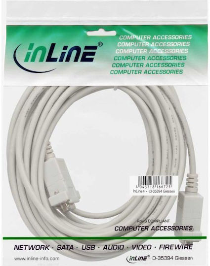 InLine Cablu VGA femelă - VGA femelă Gri 10m (12226C)