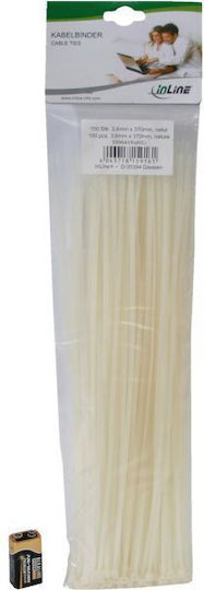 Inline Cable Cable Phased Length 370 Mm Width 3.6 Mm White 100 Pieces 59964i