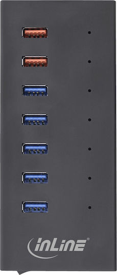 InLine Hub 7 Θυρών USB 3.2 με σύνδεση USB-A