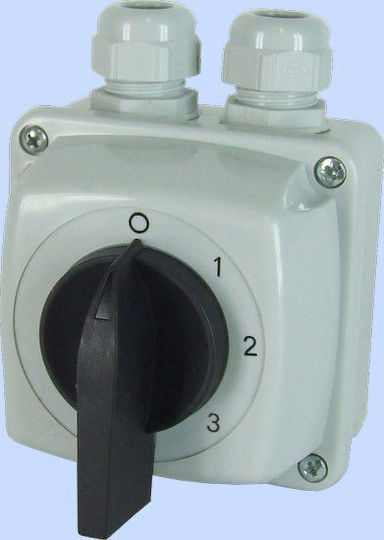 Elektromet On-Off switch Rotary with Lighting 1pcs